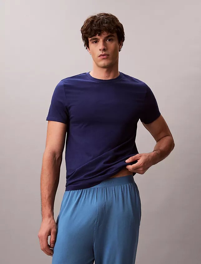 Cotton Classics, paquete de 3 camisetas de cuello redondo de corte clásico Cotton Classics, paquete de 3 camisetas de cuello redondo de corte clásico