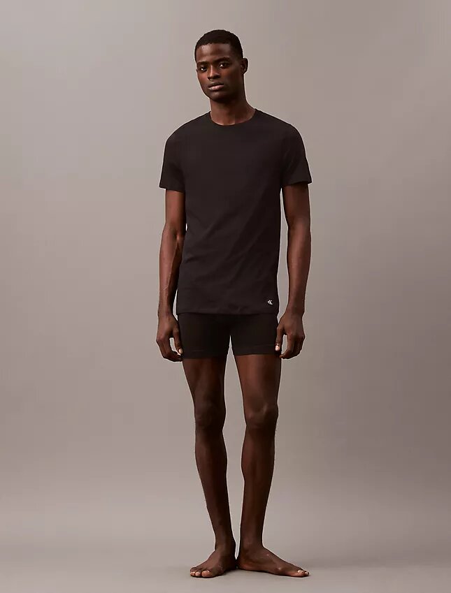 Cotton Classics, paquete de 3 camisetas de cuello redondo de corte clásico Cotton Classics, paquete de 3 camisetas de cuello redondo de corte clásico