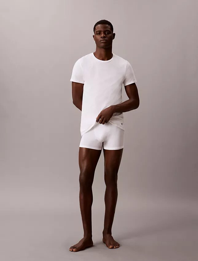 Cotton Classics, paquete de 3 camisetas de cuello redondo de corte clásico Cotton Classics, paquete de 3 camisetas de cuello redondo de corte clásico