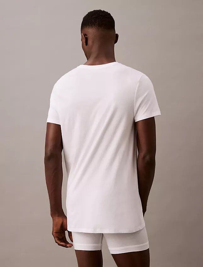 Cotton Classics, paquete de 3 camisetas de cuello redondo de corte clásico Cotton Classics, paquete de 3 camisetas de cuello redondo de corte clásico
