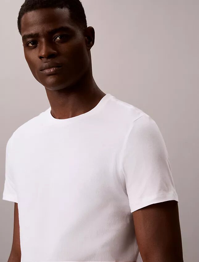 Cotton Classics, paquete de 3 camisetas de cuello redondo de corte clásico Cotton Classics, paquete de 3 camisetas de cuello redondo de corte clásico