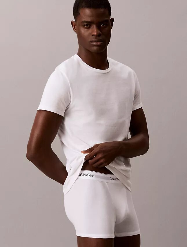 Cotton Classics, paquete de 3 camisetas de cuello redondo de corte clásico Cotton Classics, paquete de 3 camisetas de cuello redondo de corte clásico