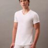 Cotton Classics, paquete de 5 camisetas de cuello en V de corte clásico Cotton Classics, paquete de 5 camisetas de cuello en V de corte clásico