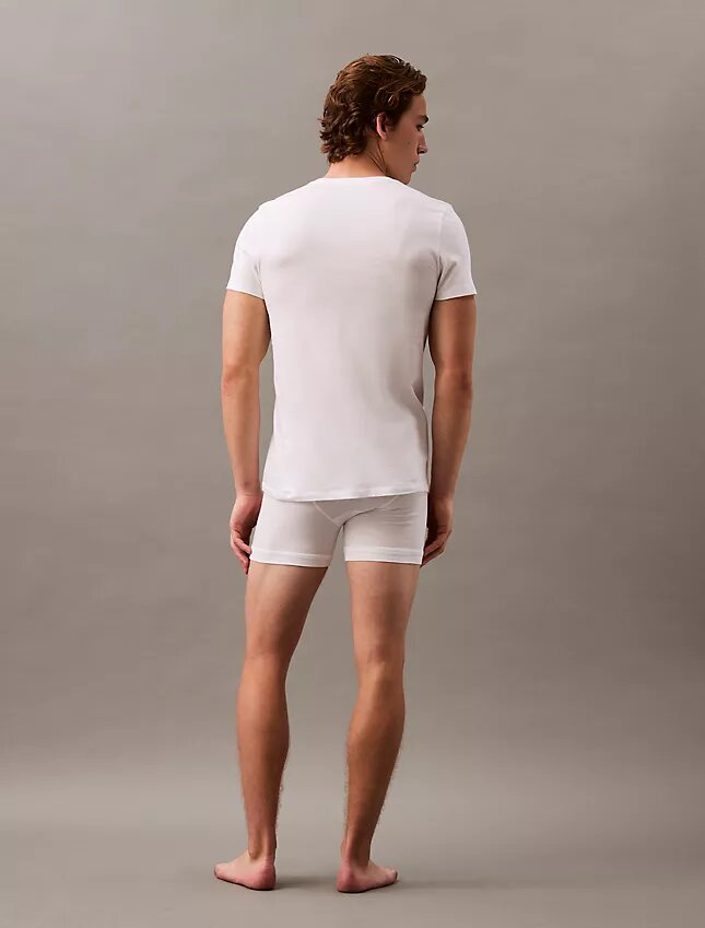 Cotton Classics, paquete de 5 camisetas de cuello en V de corte clásico Cotton Classics, paquete de 5 camisetas de cuello en V de corte clásico