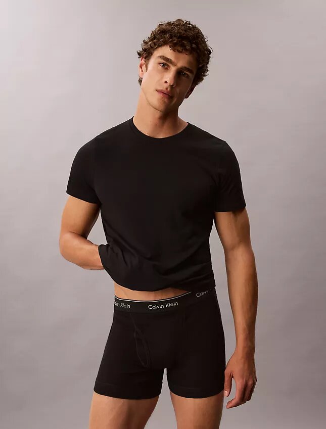 Cotton Classics, paquete de 5 camisetas de cuello redondo de corte clásico Cotton Classics, paquete de 5 camisetas de cuello redondo de corte clásico