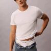 Cotton Classics, paquete de 5 camisetas de cuello redondo de corte clásico Cotton Classics, paquete de 5 camisetas de cuello redondo de corte clásico