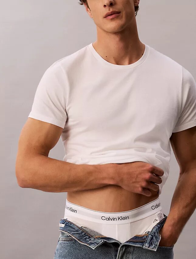 Cotton Classics, paquete de 5 camisetas de cuello redondo de corte clásico Cotton Classics, paquete de 5 camisetas de cuello redondo de corte clásico