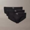 Cotton Stretch Graphic Monogram Slips, package of 3