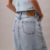 Falda larga de Denim Falda larga de Denim