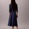 Falda midi con bordado Falda midi con bordado