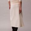Falda midi de lana merino Falda midi de lana merino