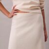 Falda midi de lana merino Falda midi de lana merino
