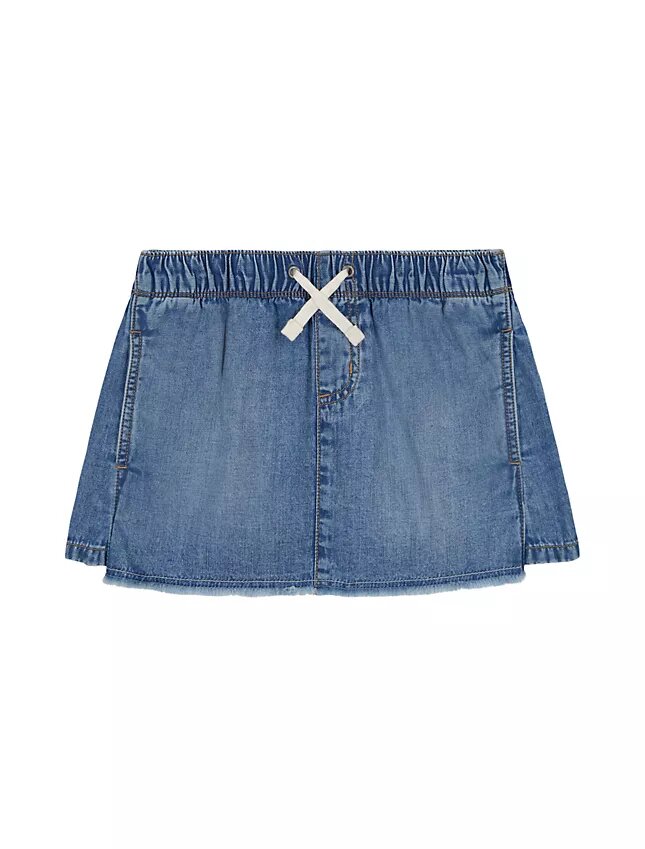 Faldas-pantalón Denim con cordón para niñas Faldas-pantalón Denim con cordón para niñas