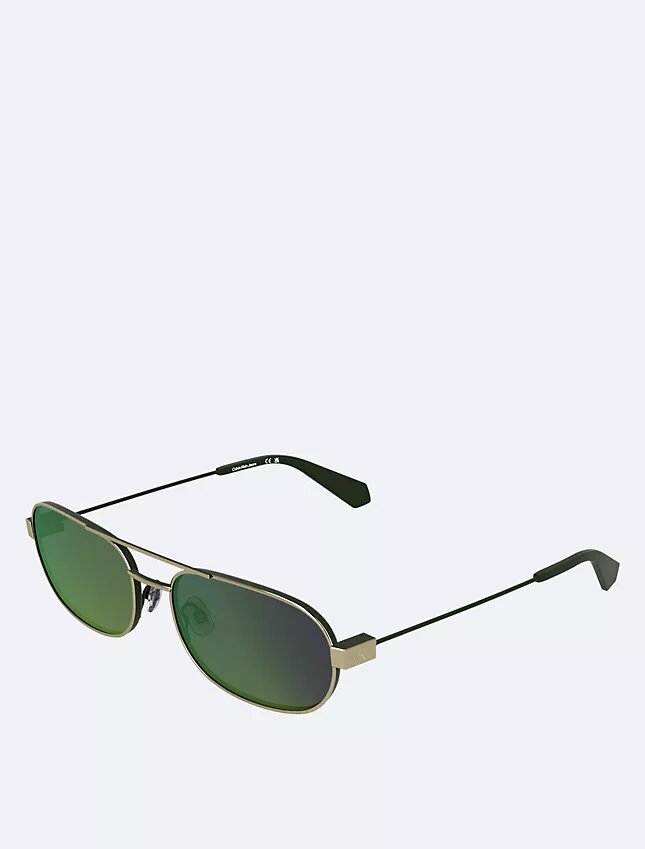 Gafas de sol ovaladas de metal Gafas de sol ovaladas de metal