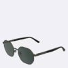 Gafas de sol rectangulares modificadas de metal Gafas de sol rectangulares modificadas de metal
