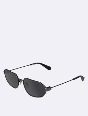 Gafas de sol rectangulares modificadas, finas y metálicas Gafas de sol rectangulares modificadas, finas y metálicas