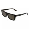 Gafas de sol rectangulares modificadas y delgadas de acetato