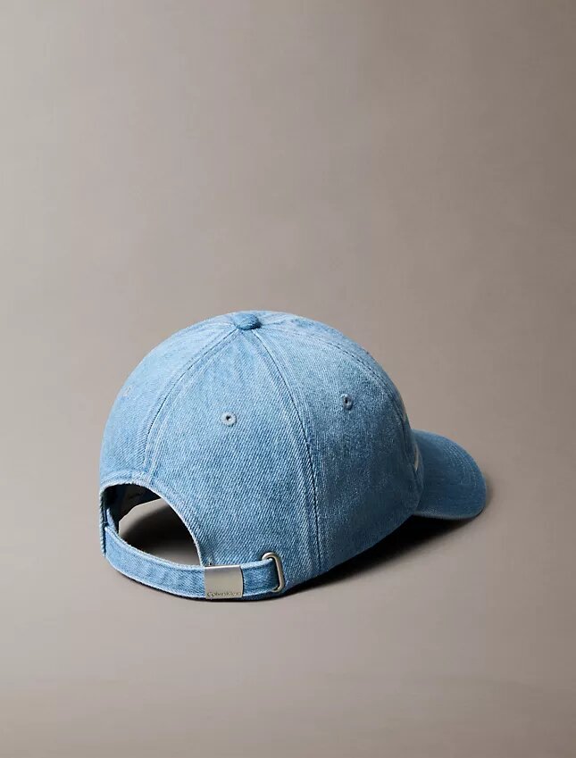 Gorra de béisbol de Denim con logotipo Monogram Gorra de béisbol de Denim con logotipo Monogram