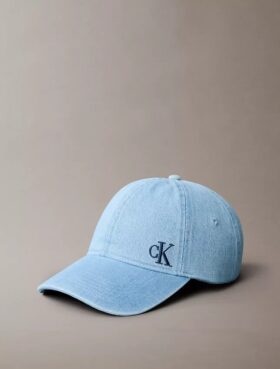 Gorra de béisbol de Denim lavada con logotipo bordado Gorra de béisbol de Denim lavada con logotipo bordado