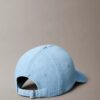 Gorra de béisbol de Denim lavada con logotipo bordado Gorra de béisbol de Denim lavada con logotipo bordado