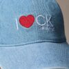 Gorra de Denim con gráfico «I Love Ck» Gorra de Denim con gráfico «I Love Ck»