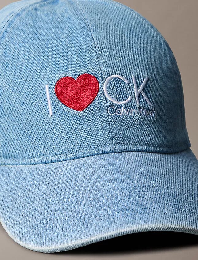 Gorra de Denim con gráfico «I Love Ck» Gorra de Denim con gráfico «I Love Ck»