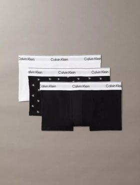 Icon Cotton Stretch, paquete de 3 Low Rise Trunks