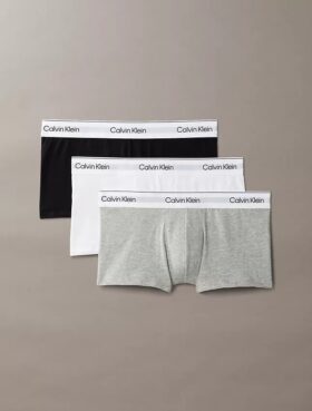Icon Cotton Stretch, paquete de 3 Low Rise Trunks