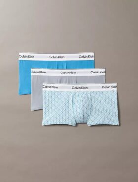 Icon Cotton Stretch, paquete de 3 Low Rise Trunks