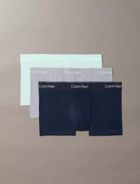 Icon Cotton Stretch, paquete de 3 Low Rise Trunks