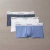 Icon Cotton Stretch, paquete de 3 Low Rise Trunks