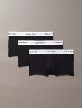 Icon Cotton Stretch, paquete de 3 Low Rise Trunks