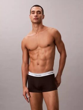 Icon Cotton Stretch, paquete de 3 Low Rise Trunks