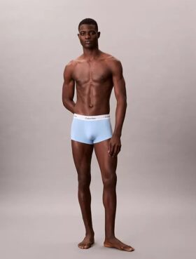 Icon Cotton Stretch, paquete de 3 Low Rise Trunks