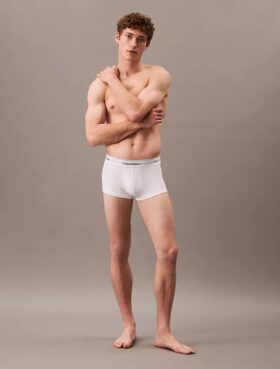 Icon Cotton Stretch, paquete de 3 Low Rise Trunks