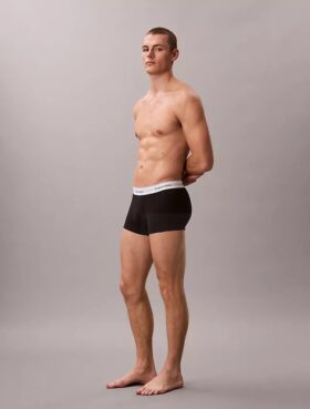 Icon Cotton Stretch, paquete de 3 Low Rise Trunks