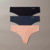 Invisibles, paquete de 3 Thongs Invisibles, paquete de 3 Thongs