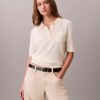 Jersey polo de lana merino