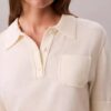 Jersey polo de lana merino