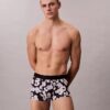 Low Rise Trunk de estampado negro de CK Black Low Rise Trunk de estampado negro de CK Black