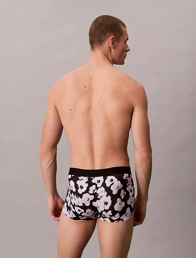 Low Rise Trunk de estampado negro de CK Black Low Rise Trunk de estampado negro de CK Black