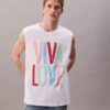 Marc Hundley Pride Viva Love Camiseta sin mangas holgada Marc Hundley Pride Viva Love Camiseta sin mangas holgada