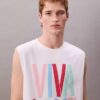 Marc Hundley Pride Viva Love Camiseta sin mangas holgada Marc Hundley Pride Viva Love Camiseta sin mangas holgada