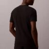 Mezcla de algodón elástico Paquete de 3 Camiseta de cuello redondo de corte ajustado Mezcla de algodón elástico Paquete de 3 Camiseta de cuello redondo de corte ajustado