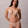 Microfiber Thong with Lace Thong Microfiber Thong with Lace Thong