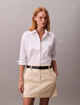 Minifalda de algodón chino Minifalda de algodón chino