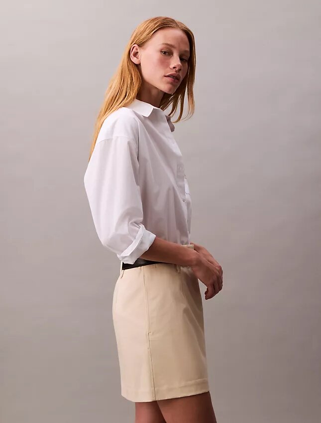 Minifalda de algodón chino Minifalda de algodón chino