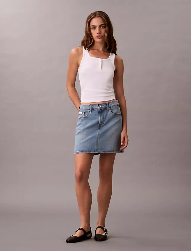 Minifalda de Denim Minifalda de Denim