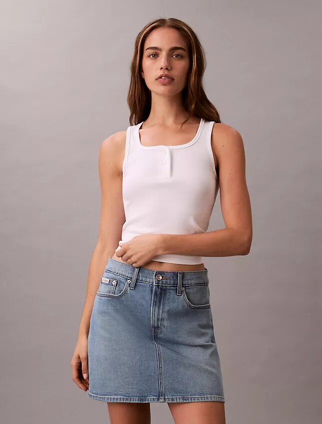 Minifalda de Denim Minifalda de Denim