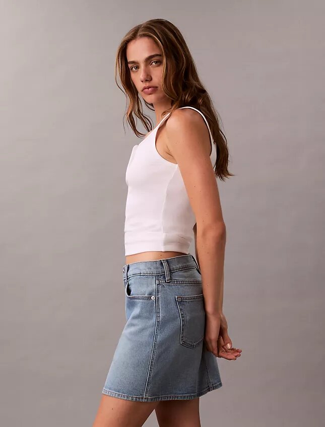 Minifalda de Denim Minifalda de Denim